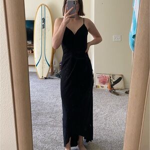 Vintage Black Maxi Dress